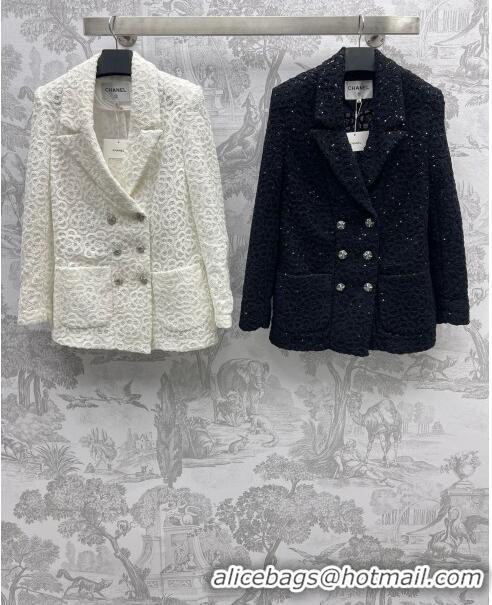 ​Popular Style Chanel Camellia Jacket CH030728 White 2024