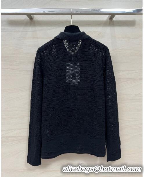 ​Traditional Discount Chanel Knit Cardigan CH030815 Black 2024