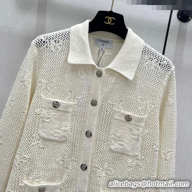 ​Good Taste Chanel Knit Cardigan CH030817 White 2024