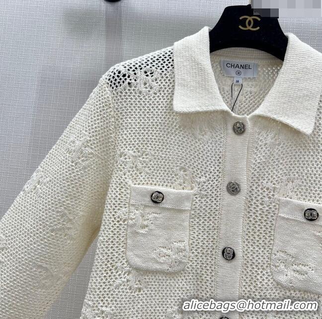 ​Good Taste Chanel Knit Cardigan CH030817 White 2024