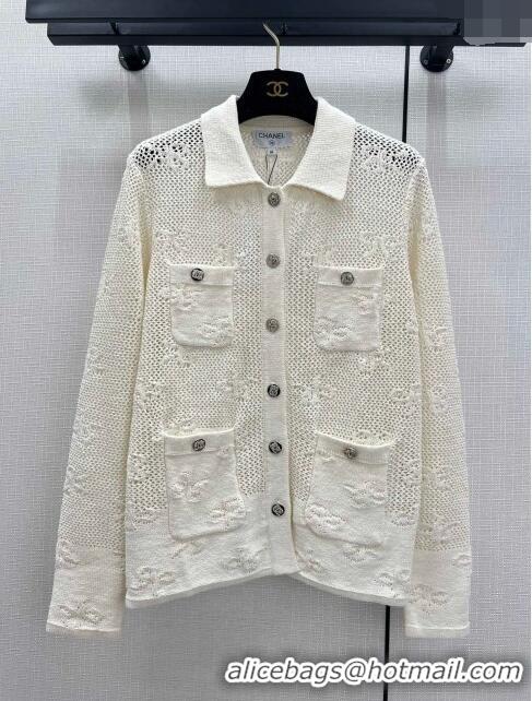 ​Good Taste Chanel Knit Cardigan CH030817 White 2024