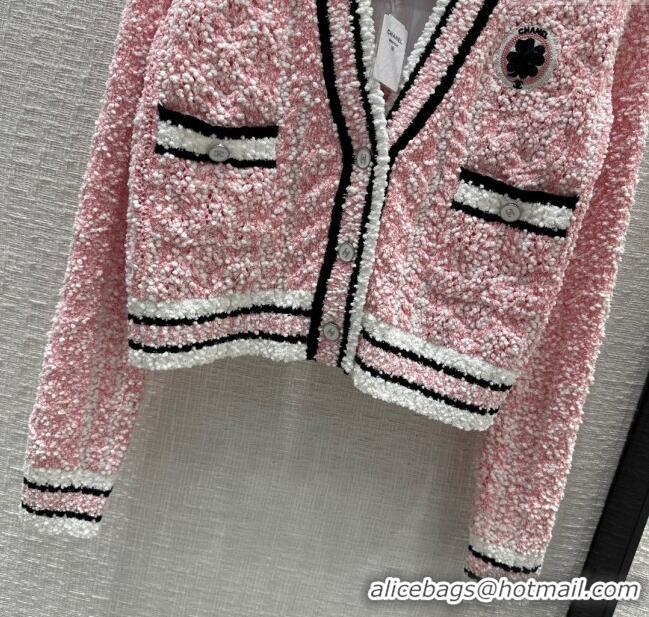 Classic Specials Chanel Knit Cardigan CH031112 Pink 2024