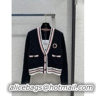 Best Price Chanel Knit Cardigan CH031113 Black 2024