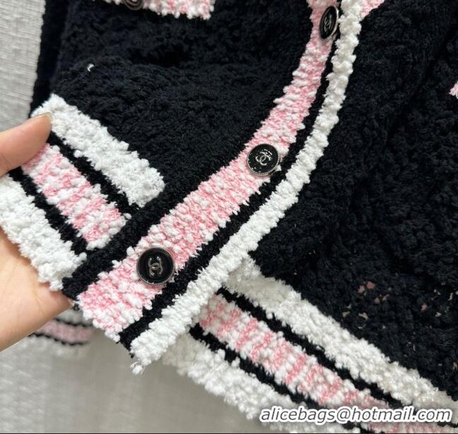 Best Price Chanel Knit Cardigan CH031113 Black 2024