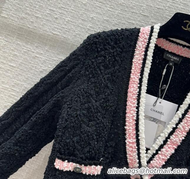 Best Price Chanel Knit Cardigan CH031113 Black 2024