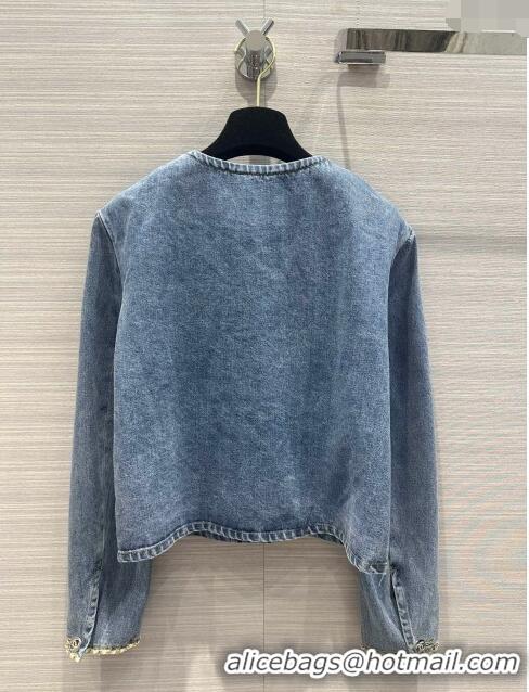 Affordable Price Chanel Denim Jacket CH031122 Blue 2024