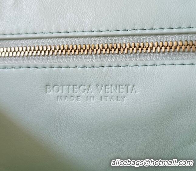 Top Quality Bottega Veneta Small Getaway Top Handle Bag in Intrecciato Leather 776736 Glacier Blue 2023