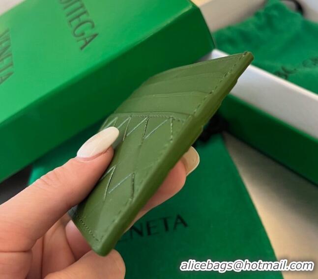 Buy Fashionable Bottega Veneta Intrecciato Leather Credit Card Case 731956 Avocado Green 2024