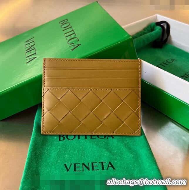 Well Crafted Bottega Veneta Intrecciato Leather Credit Card Case 731956 Acorn 2024