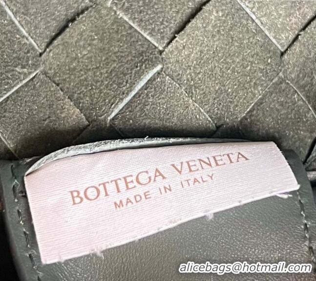 Promotional Bottega Veneta Intrecciato Leather Medium Intrecciato Duffle Bag 650066 Dark Green 2024