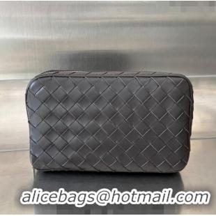 Promotional Bottega Veneta Intrecciato Leather Medium Organizer Clutch 765809 Fondant Brown 2024