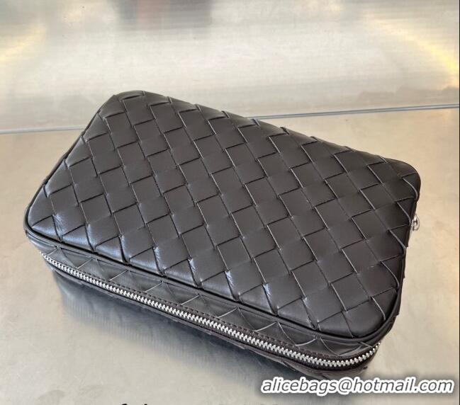 Promotional Bottega Veneta Intrecciato Leather Medium Organizer Clutch 765809 Fondant Brown 2024