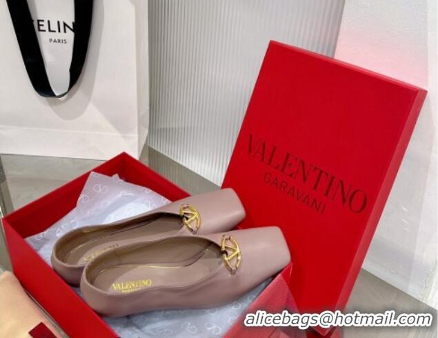 Lowest Price Valentino The Bold Edition VLogo Pumps 6.5cm in Lambskin Nude 0227022