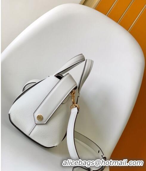 Super Quality Fendi Boston 365 Bag in Full-Grain Leather F8106 White 2023