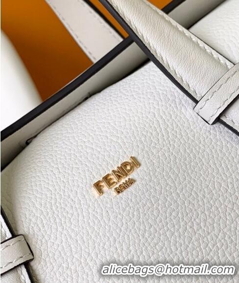 Super Quality Fendi Boston 365 Bag in Full-Grain Leather F8106 White 2023