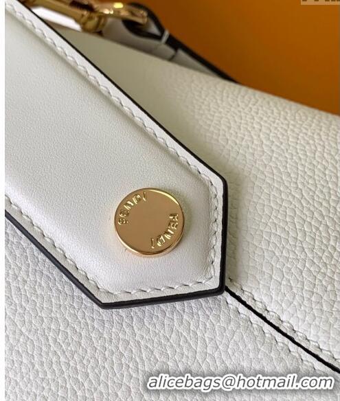 Super Quality Fendi Boston 365 Bag in Full-Grain Leather F8106 White 2023