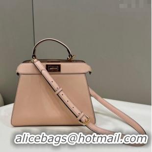 Super Quality Fendi Peekaboo Iseeu Small Bag in Calfskin Leather 80011A Light Pink 2023 Top