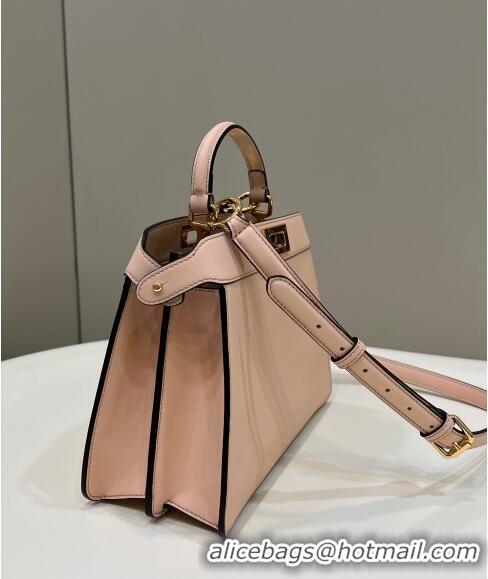 Super Quality Fendi Peekaboo Iseeu Small Bag in Calfskin Leather 80011A Light Pink 2023 Top