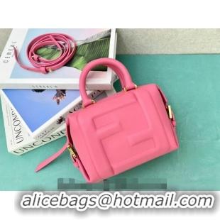 Super Quality Fendi FF Cube Mini Bag in Nappa Leather F8078 Pink 2024