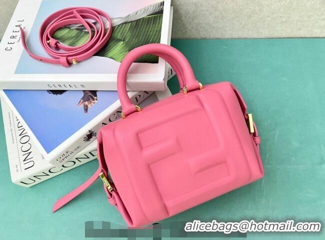 Super Quality Fendi FF Cube Mini Bag in Nappa Leather F8078 Pink 2024