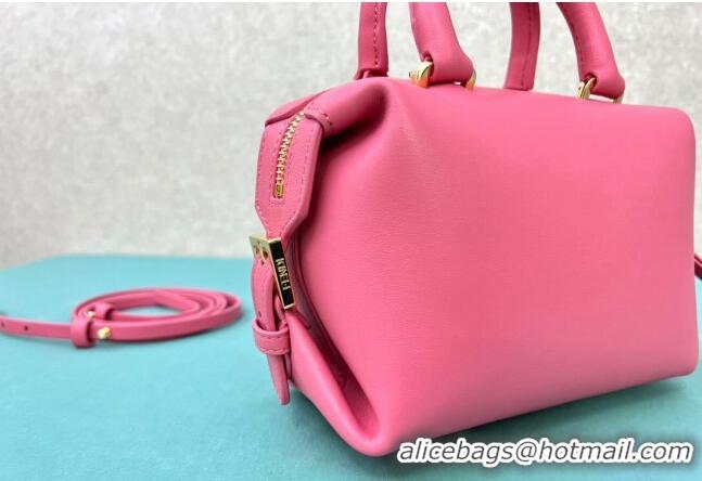 Super Quality Fendi FF Cube Mini Bag in Nappa Leather F8078 Pink 2024