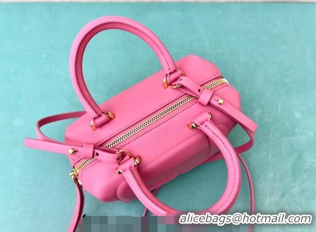 Super Quality Fendi FF Cube Mini Bag in Nappa Leather F8078 Pink 2024