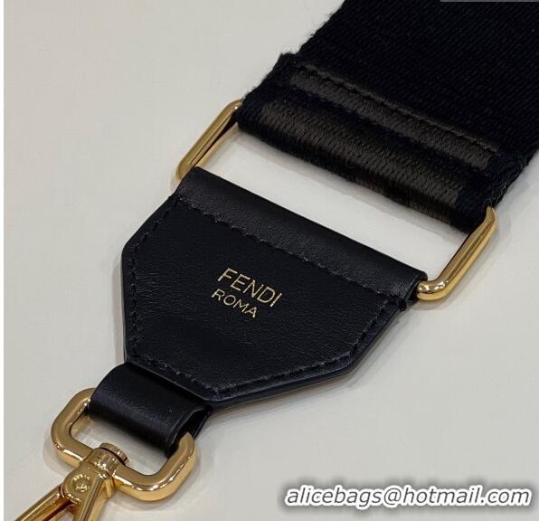 Reasonable Price Fendi Strap You Canvas FF Shoulder Strap 140cm F907 Navy Blue 2024