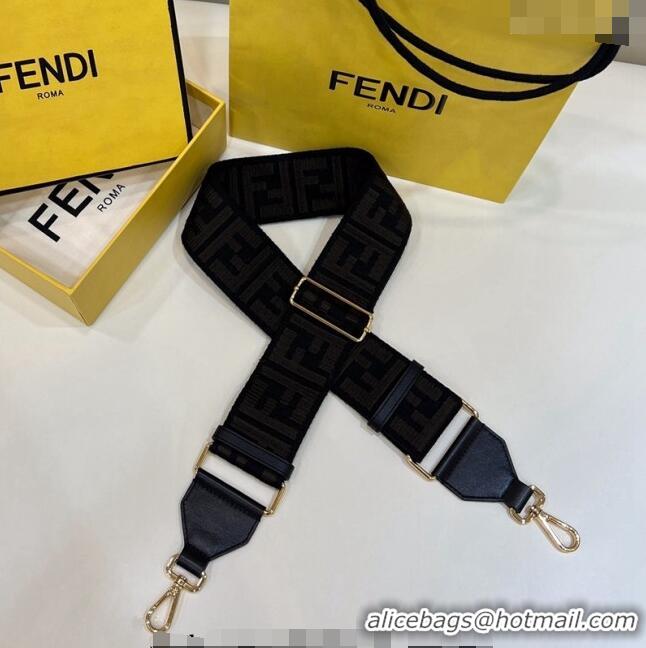 Reasonable Price Fendi Strap You Canvas FF Shoulder Strap 140cm F907 Navy Blue 2024