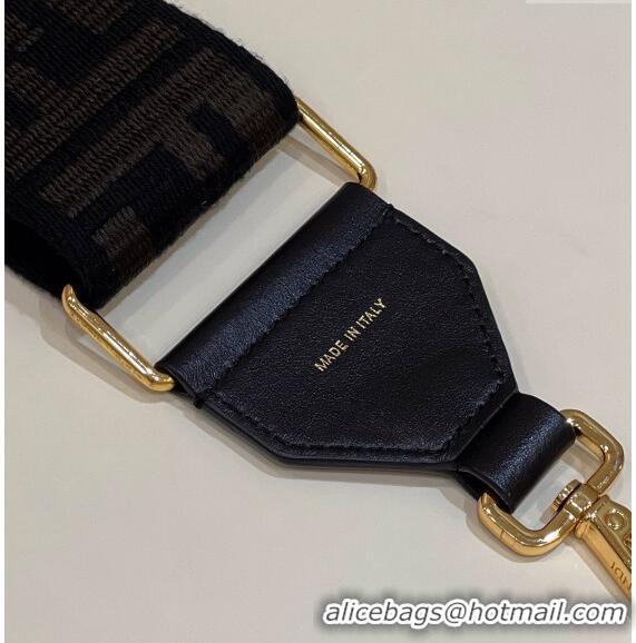 Reasonable Price Fendi Strap You Canvas FF Shoulder Strap 140cm F907 Navy Blue 2024