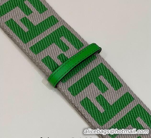 Most Popular Fendi Strap You Canvas FF Shoulder Strap 140cm F907 Green 2024