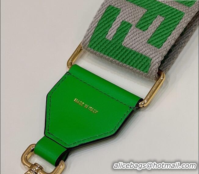 Most Popular Fendi Strap You Canvas FF Shoulder Strap 140cm F907 Green 2024