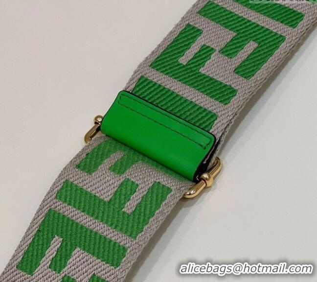 Most Popular Fendi Strap You Canvas FF Shoulder Strap 140cm F907 Green 2024