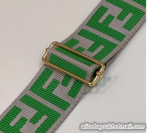 Most Popular Fendi Strap You Canvas FF Shoulder Strap 140cm F907 Green 2024