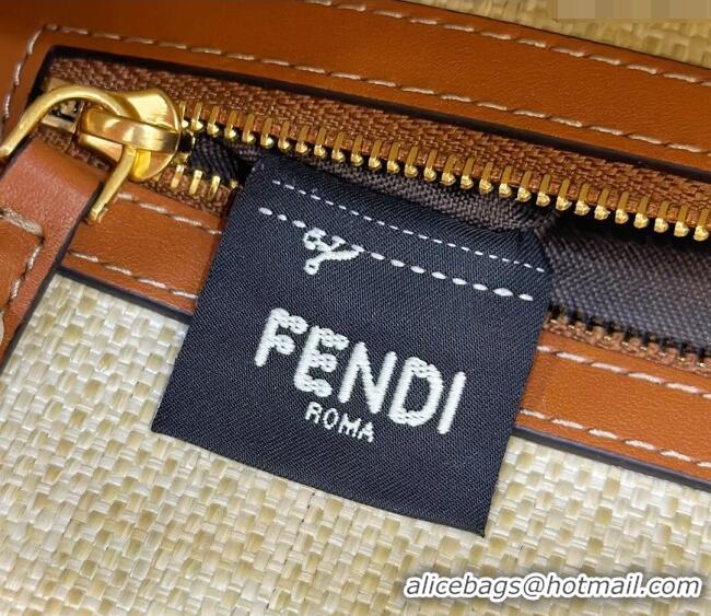 Reasonable Price Fendi Baguette Medium Bag in FF Canvas 0159BM Beige 2024