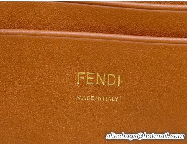 Promotional Fendi Baguette Medium Bag in Natural Straw with FF Embroidery 0159BM Beige 2024