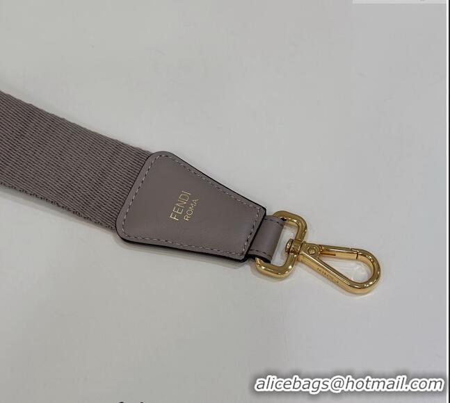 Grade Quality Fendi Strap You Canvas FF Shoulder Strap 4x133cm F913 Grey 2024