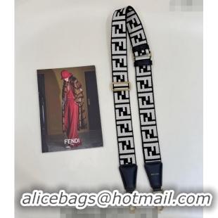 Buy Fashionable Fendi Strap You Canvas FF Shoulder Strap 4x133cm F913 Black 2024