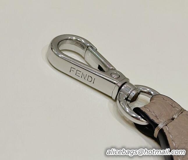 Super Quality Fendi Strap You Ribbon Shoulder Strap F915 Grey 2023