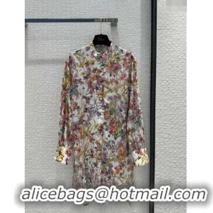 Affordable Price Dior Cotton Long Shirt D031312 Multicolor 2024