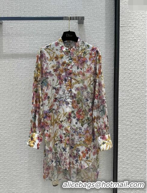 Affordable Price Dior Cotton Long Shirt D031312 Multicolor 2024