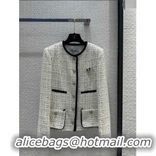 Grade Design Chanel Tweed Jacket CH031310 White 2024