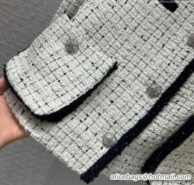 Grade Design Chanel Tweed Jacket CH031310 White 2024