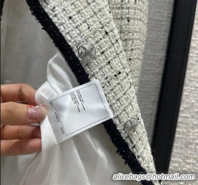 Grade Design Chanel Tweed Jacket CH031310 White 2024