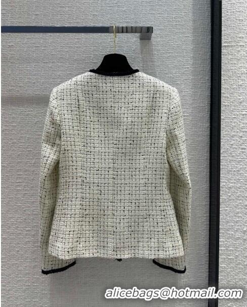 Grade Design Chanel Tweed Jacket CH031310 White 2024