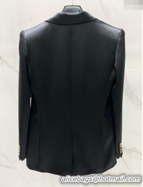 Luxurious Grade Versce Acetate Jacket V030717 Black 2024