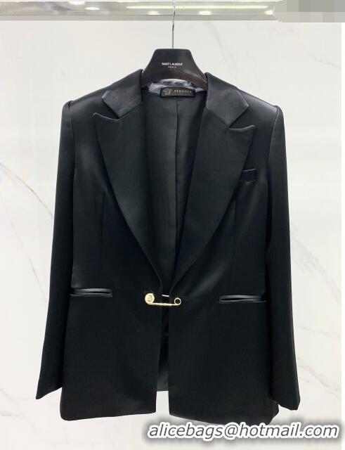 Luxurious Grade Versce Acetate Jacket V030717 Black 2024