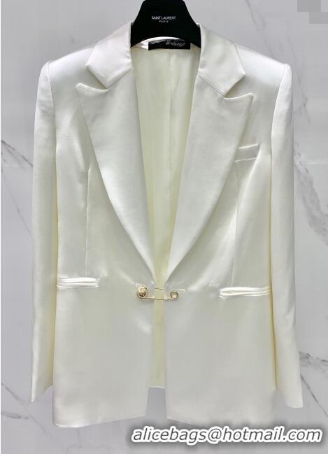 Fashion Discount Versce Acetate Jacket V030718 White 2024