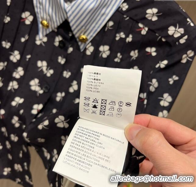 ​Unique Cheap Prada Silk Shirt P031319 Black 2024