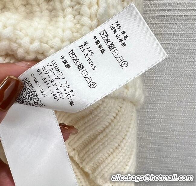 ​Buy Inexpensive Celine Wool & Cashmere Cardigan C11023 White 2024