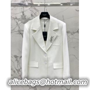 ​Top Design Saint Laurent Jacket S022712 White 2024